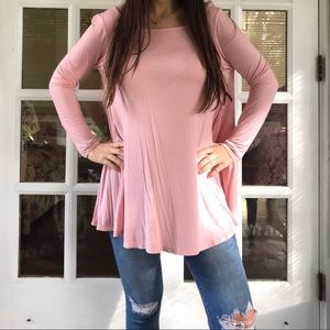 Pink Long Sleeve Top